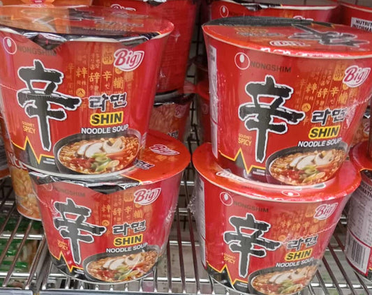 Nongshim Noodles Soup Big Shin Cup 114 grams