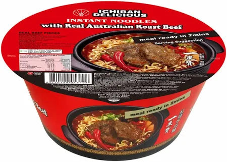 ICHIBAN NOODLES WITH ROAST BEEF 200GM