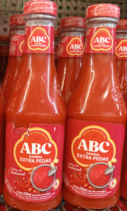ABC Extra hot chilli sauce 335ml