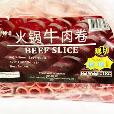 SLICED BEEF 1KG