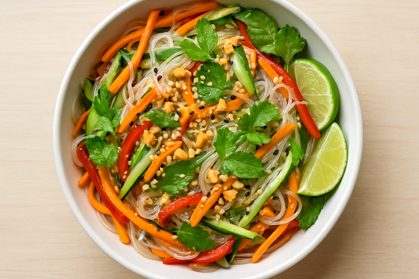 cold glass noodle salad