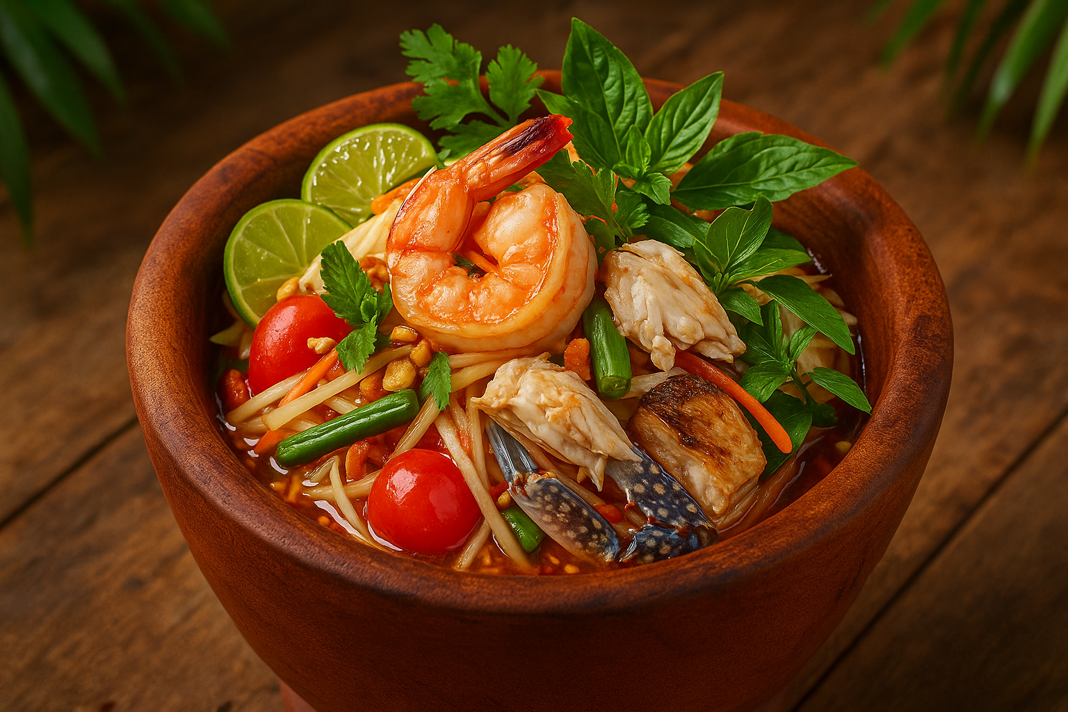 seafood som tum