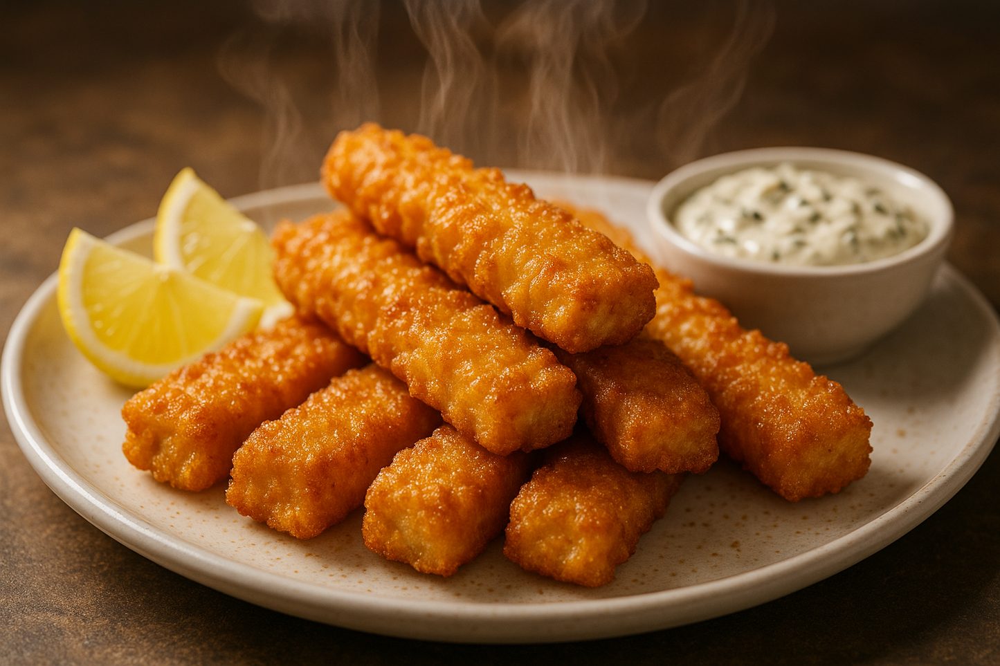 SEAFOOD STICKS BATTERED AND DEEP FRIED MAKE IT DELICIOUS